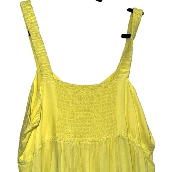 Colorblock Maxi Dress With Adjustable Straps & Ruched Bodice Terra & Sky 1X 100% - Picture 7 of 10